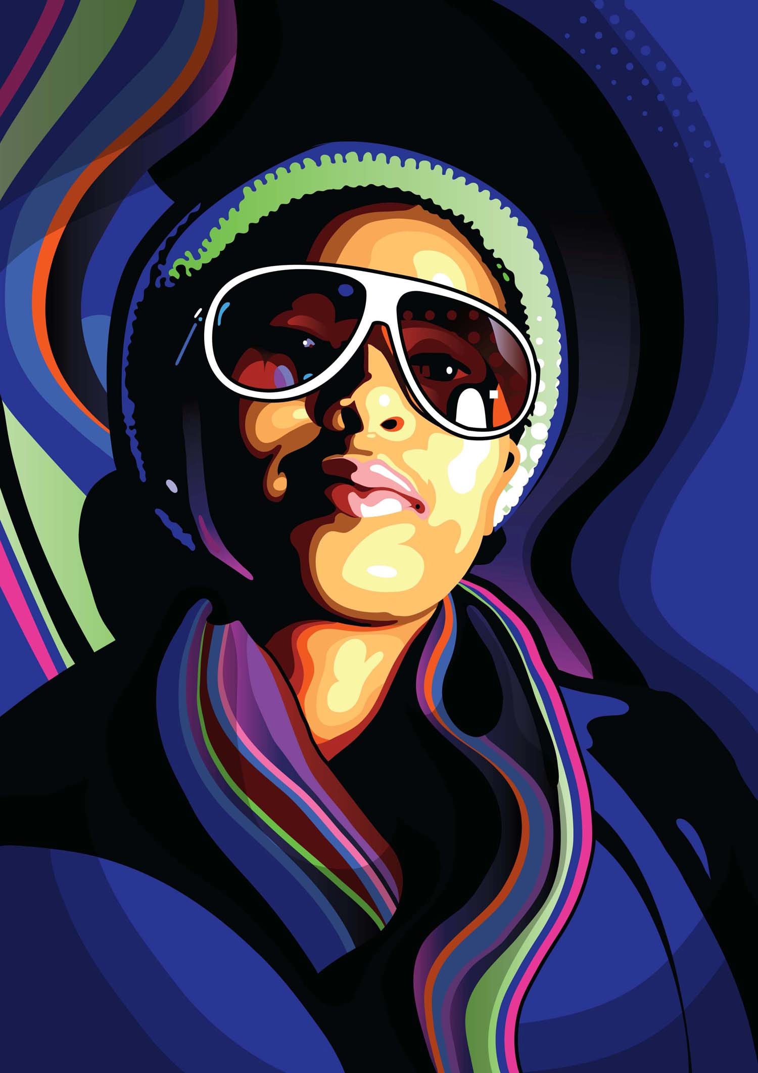 Create a stylish vector portrait in Illustrator and Photoshop